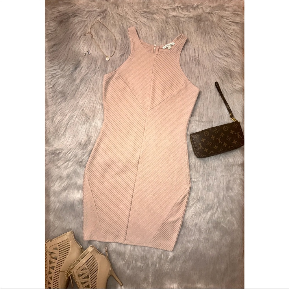 Pale Pink Mini Dress